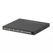 NETGEAR GSM4248PX-100EUS mrežni prekidač Upravljano L2/L3/L4 Gigabit Ethernet (10/100/1000) Podrška za napajanje putem Etherneta (PoE) Crno