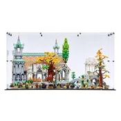 Črna vitrina iz opeke za LEGO 10316 IKONE - GOSPODAR PRSTANOV: RIVENDELL
