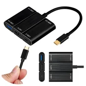 shumee Priklopna postaja HUB USB-C tip 3.1 - 3x USB 3.0 hdmi 3.1 večportna OTG