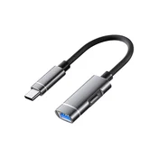 INF Adapter Type-C na USB: Podpora za polnjenje in prenos podatkov Grey, (5000276910)