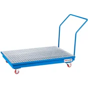 Proline Mobilni pladenj za kapljanje za 2 soda 200l 1210x810x981mm