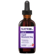 Melatonin Liquid, 1 mg, šumsko voce, 60 ml, Natrol
