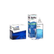Bausch & Lomb PureVision (6 leč) + ReNu MultiPlus 360 ml z etuijem Dioptrija: 2, Ukrivljenost: 8.6, Premer: 14