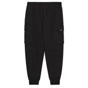 Cropp - Sportske jogger pantalone cargo - CRNO