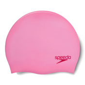Speedo PLAIN MOULDED SILC CAP JF/JM/JU, otroška plavalna kapa, roza 8709901