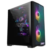 MEGA Računalnik TWR S10 i9-12900KF/RTX5080/32GB/2TB-4.0/1000W/Brez OS/črna RGB + Estetski napajalni kabli [Vijola / Črna]