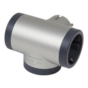694523 ADAPTER 2P+E 16A 3 BOC UT ALU LE694523