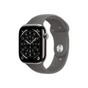 APPLE Watch S11 Cellular 46mm Natural Titanium Case with Stone Grey Sport Band - M/L (mfcx4rk/a)