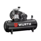 Wurth kompresor klipni 500l – 1230l/min