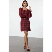 Trendyol Milla Ženska haljina TWOAW21EL0532, Bordo