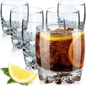 KADAX Kozarci za pijačo, viski in sok, komplet 6 kozarcev, 300 ml
