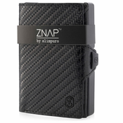 Slimpuro ZNAP, tanka denarnica, 12 kartic, predelek za kovance, 8,9 x 1,8 x 6,3 cm (Š x V x G), zaščita RFID