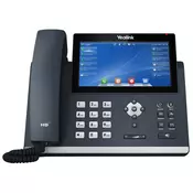 Yealink SIP-T48U IP telefon, CZ/SK zaslon na dotik, PoE, 16 SIP računov, Opus HD kodek, 29 programo