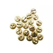Crafty deco, kraft zvoncici, okruglo, zlatna, 18mm, 10K ( 137703 )