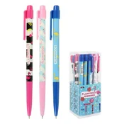 Kemični svinčnik M&G Semi-Gel Flamingos 0,5 mm - modro polnilo (mešanica/cena 1 kos)