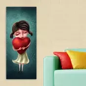 Wallity Slika na platnu 50x120cm