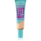 Rimmel Kind & Free Blur It Out Mattifying Skin Tint puder mastna koža 30 ml Odtenek 010 rose ivory
