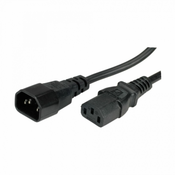 Value napajalni kabel 220V podaljšek 0,5m C13-C14