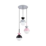 Viseći luster na sajli IRSA 3xE27/15W/230V u više boja
