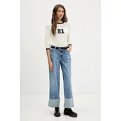 Guess Jeans Jeans hlače W6RA2B D5M5M Modra Wide Leg