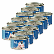 BRIT Premium Cat Trout with Liver 12x200 g