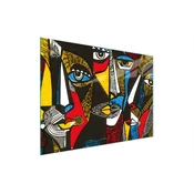 shumee STEKLENA DESKA ZA REZANJE 30x22 POP ART.