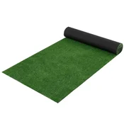 Costway Preproga iz umetne trave 5x1 m z višino vlaken 7 mm in drenažnimi luknjami