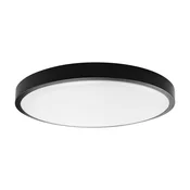 V-TAC 18W LED stropna svetilka okrogla 25cm nadgradna IP44 črna VT-8618B 4000K 1830lm