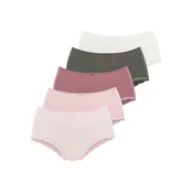 LASCANA Spodnje hlačke oliva/rosé/eozin/pastelno roza/bela