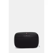 Tommy Hilfiger Kozmetični kovček Th Central Washbag AM0AM14824 Črna