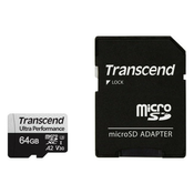 Transcend 64GB microSD w/ adapter UHS-I U3 A2 Ultra Performance ( TS64GUSD340S )