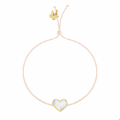 Memoire Small Heart MoP Narukvica - Yellow Gold Plated