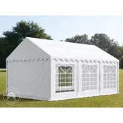 Paviljon profesionalni 6x3m bela s stranicami PVC 700g/m2