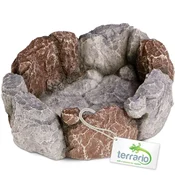 Terrario POSODA ZA TERARIJ ZA VEČJE PLAZILCE, DVŽIVŠKE, KAMEN 17 CM