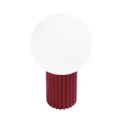 Sollux SL.1751 - Stona lampa HALO 1xG9/8W/230V prečnik 12 cm crvena