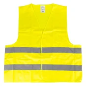 slomart Reflektivni varnostni brezrokavnik AMiO, rumeni, XXXL, s certifikatom