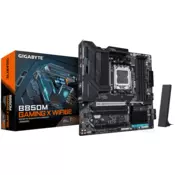 GIGABYTE B850M GAMING X WIFI6E AM5 mATX osnovna plošča - AMD B850, 4xDDR5, 2xM.2, 4xSATA, 2.5Gb LAN, WiFi 6E, BT, 2xDP, 1xHDMI - B850M GAMING X WF6E