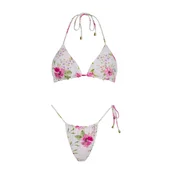 Acuarela Brand Bikini Rio Triangle Bikini Set off-bela