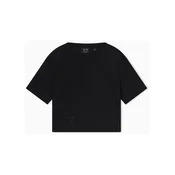 EAX Camisetas Mujer Modele Xw001709 Af1717 Črna