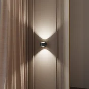 Top Light Puk! 120 stenske LED spot leče prozorne antracitno mat - Dnevna soba/jedilnica - Sodobni - antracit mat - Kovina