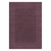Temno vijolična ročno tkana volnena preproga 120x170 cm Border – Flair Rugs
