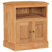 vidaXL Kotna komoda 60x45x60 cm trdna tikovina