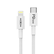 Moxom Usb data kabal mx-cb136 pd 30w type-c na lightning 1m beli ( U2076 )