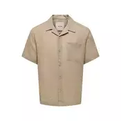 Only & Sons Srajca ONSLaurence  svetlo rjava
