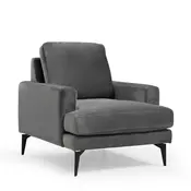 Atelier del Sofa Fotelja Papira Arm 90x88x80cm Antracit