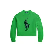 Polo Ralph Lauren Pulover 211A96234003 Zelena Relaxed Fit