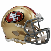 San Francisco 49ers Riddell Speed Mini kaciga