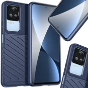 HURTEL Silikonski ovitek Thunder za Xiaomi Poco F4 5G, moder