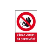 Ostatní Varnostna tabela EURO tools 40702417 Safety table - plastic A4 No entry to construction site