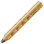 Lyra Groove TripleOne Ergonomic Triangular 3-In-1 Barvni svinčnik Gold 1 kos